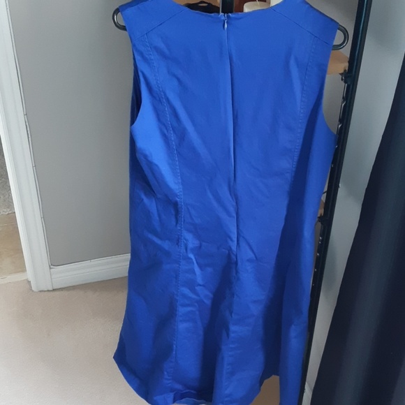 Cobalt Blue Knee Length Dress by Cleo - Picture 3 of 3